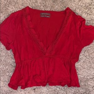 Red Urban outfitters blouse